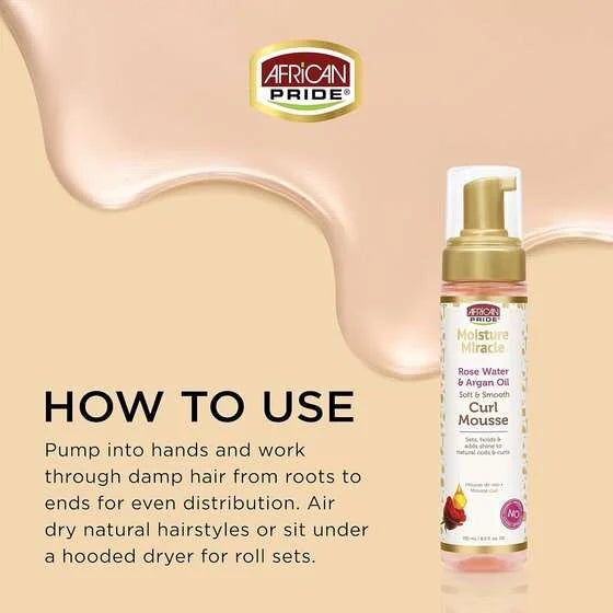 African Pride Moisture Miracle Curl Mousse