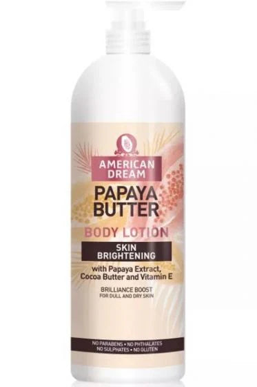 American Dream Papaya Butter Skin Brightening Body Lotion, 750ml