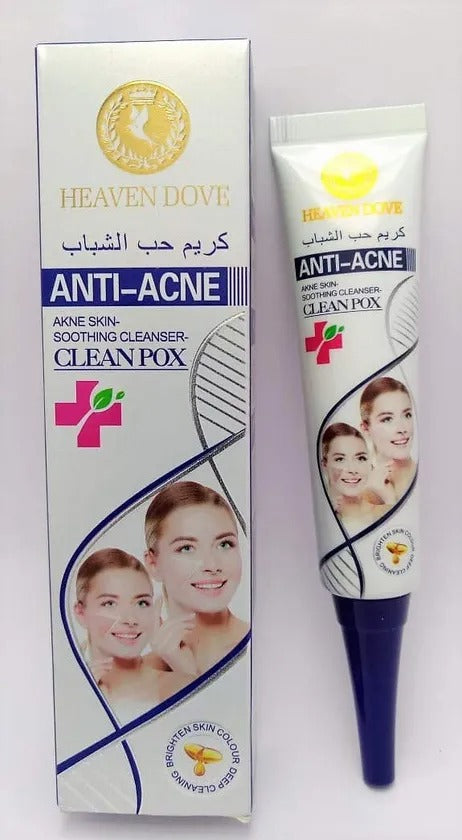 Heaven Dove Anti Acne Skin Soothing Cleanser Clean Pox Cream (50g)