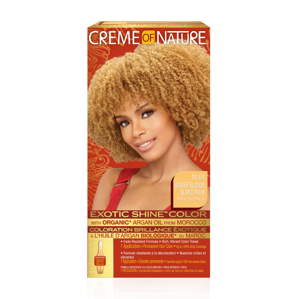 Creme of Nature Exotic Shine Color with Argan Oil from Morocco 10.01 Ginger Blonde