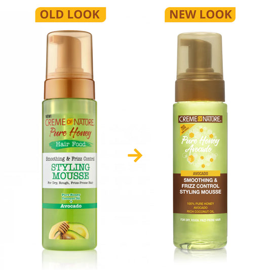 Creme of Nature Avocado Hair Food Smoothing & Frizz Control Styling Mousse