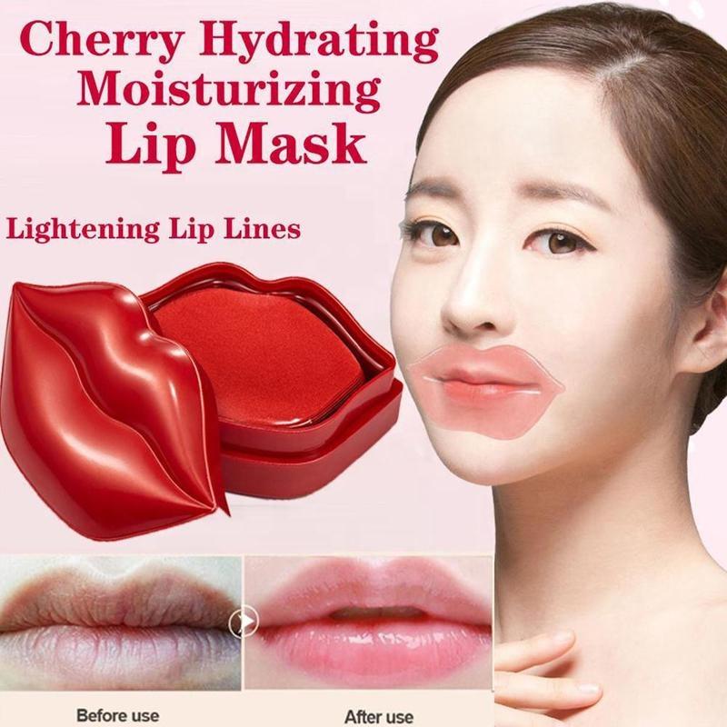 Guanjing Cherry Moisturizing Lip Mask – 60g (20 Patches)