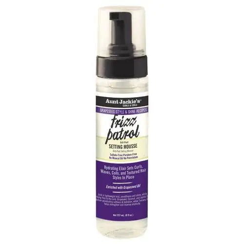 Aunt Jackie’s Frizz Patrol Anti-Poof Setting Mousse