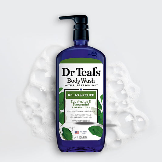 Dr Teal’s Body Wash with Pure Epsom Salt in Relax & Relief with Eucalyptus & Spearmint