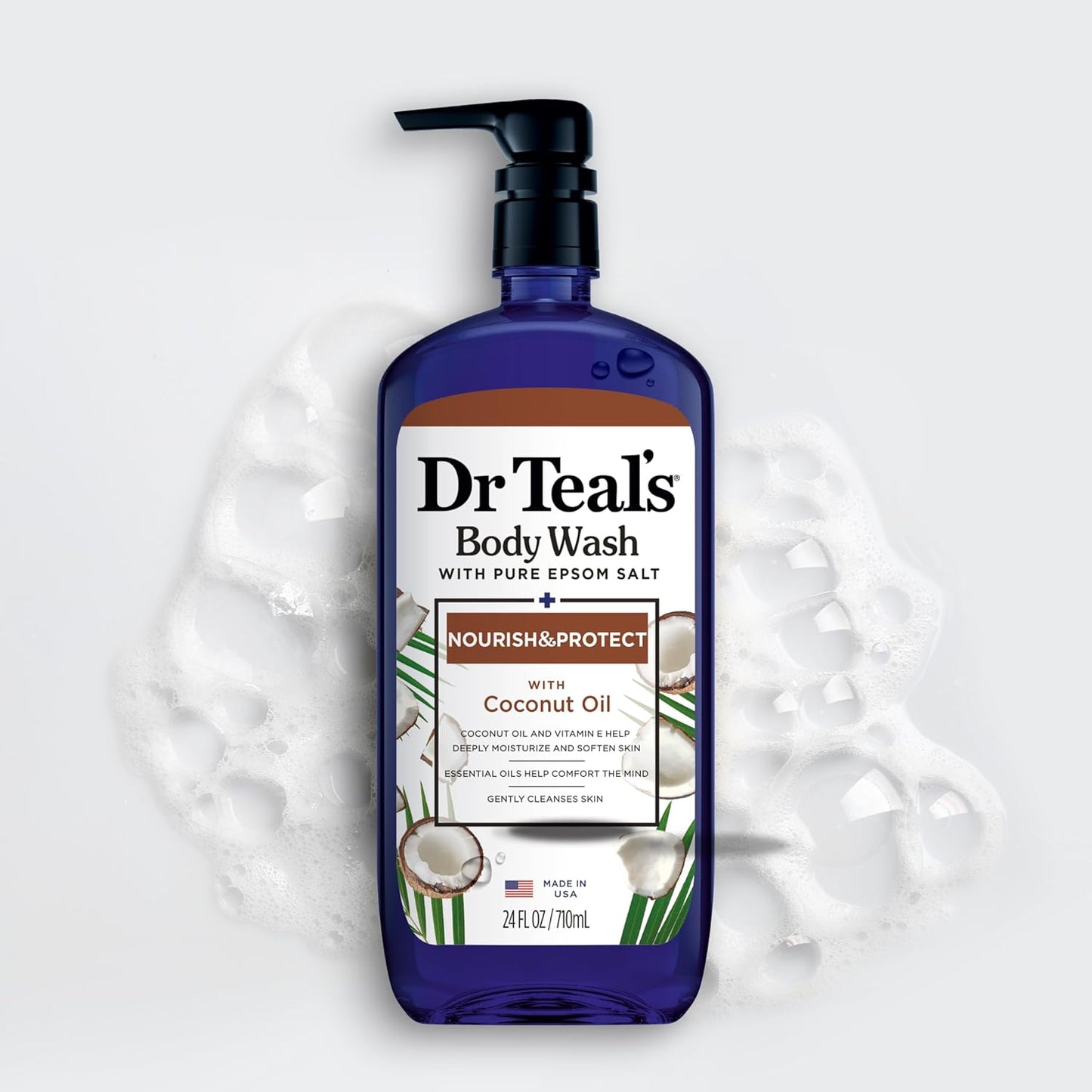Dr Teal's Body Wash with Pure Epsom Salt and Coconut Oil