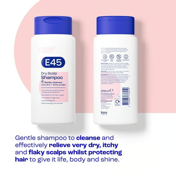 E45 Dry Scalp Shampoo – 200ml