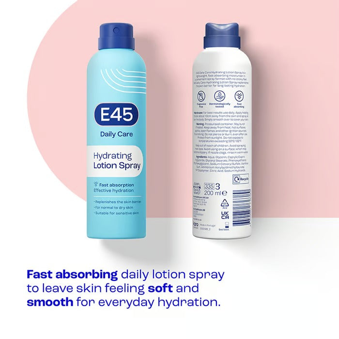 E45 Daily Care Hydrating Lotion Spray – 200ml