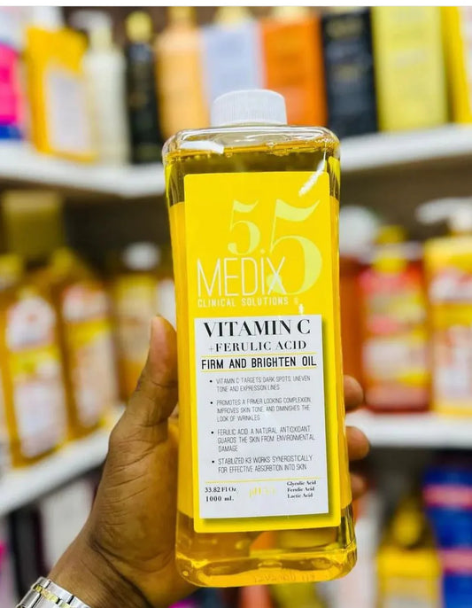 π₯ LIMITED DEAL β Medix 5.5 Vitamin C & Ferulic Acid Brightening Oil | Fades Dark Spots + Firms Skin + Antioxidant Glow | KSh 2,000