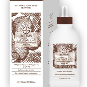 Estelin Coconut Oil & Vitamin E Body Oil (100ml)