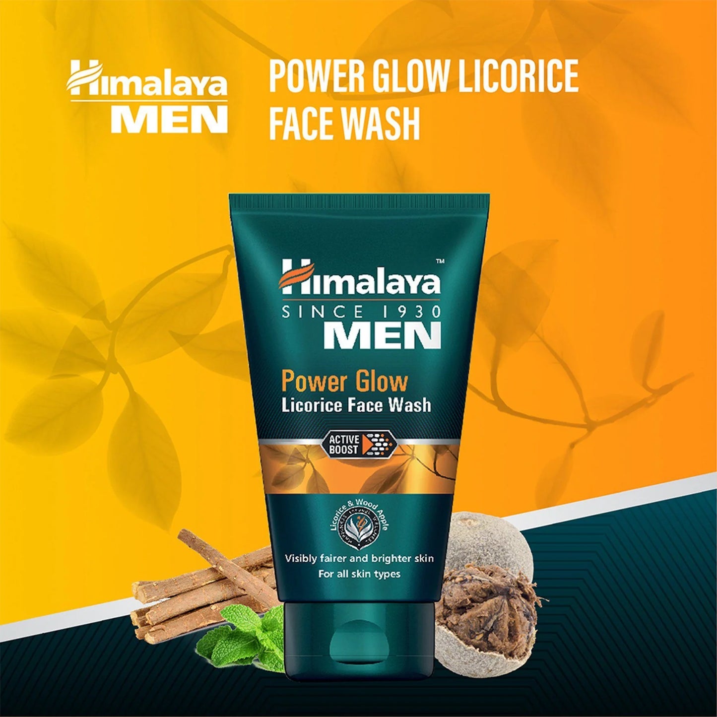 Himalaya Men Power Glow Licorice Face Wash – 100ml