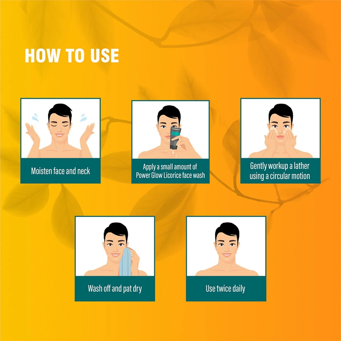 Himalaya Men Power Glow Licorice Face Wash – 100ml