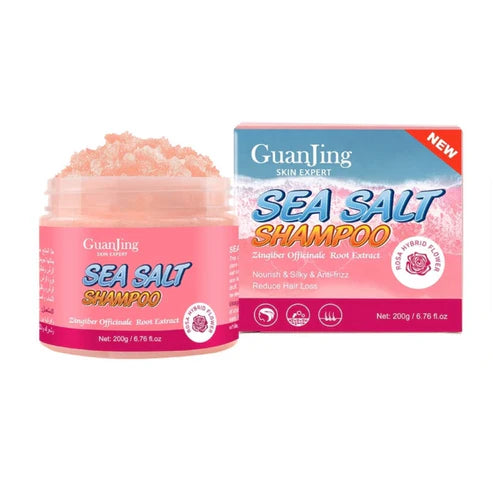 Guanjing Pink Sea Salt Scalp Scrub Shampoo – 200g