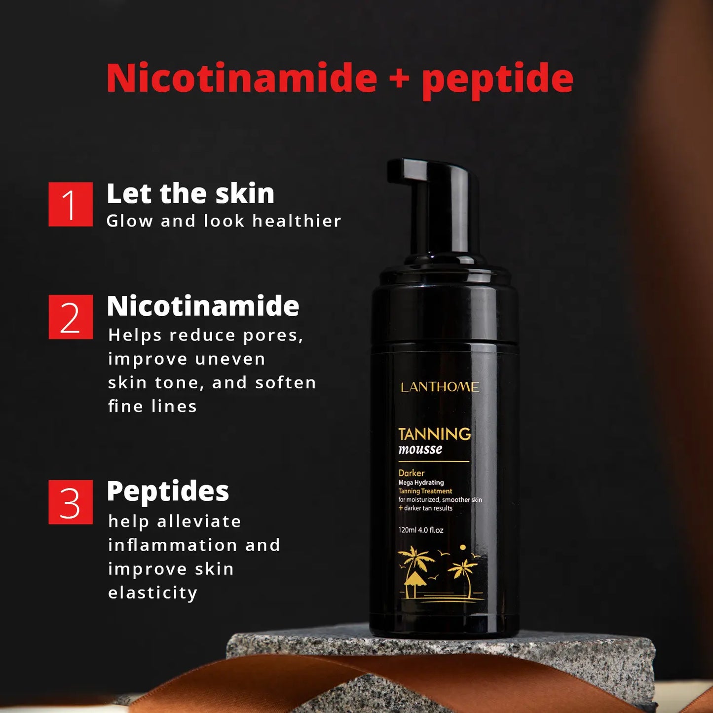 Lanthome Tanning Mousse Darker 120ml