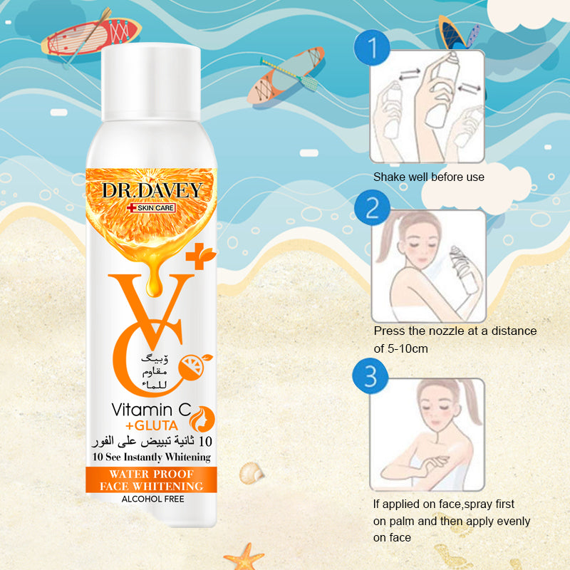 Dr. Davey Vitamin C + Gluta Waterproof Face Whitening