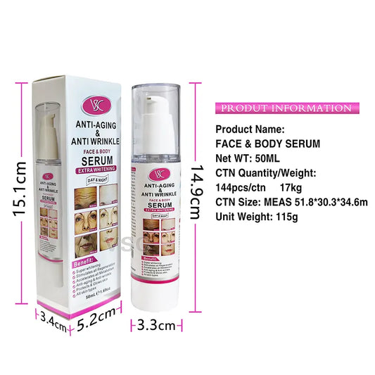 V&C Anti-Aging and Anti-Wrinkle Extra Whitening Serum