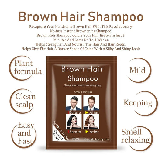 Disaar Brown Color Hair Dye Shampoo