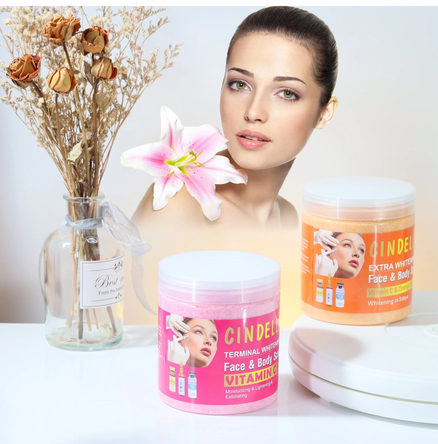 Cindella Terminal Whitening Face & Body Scrub