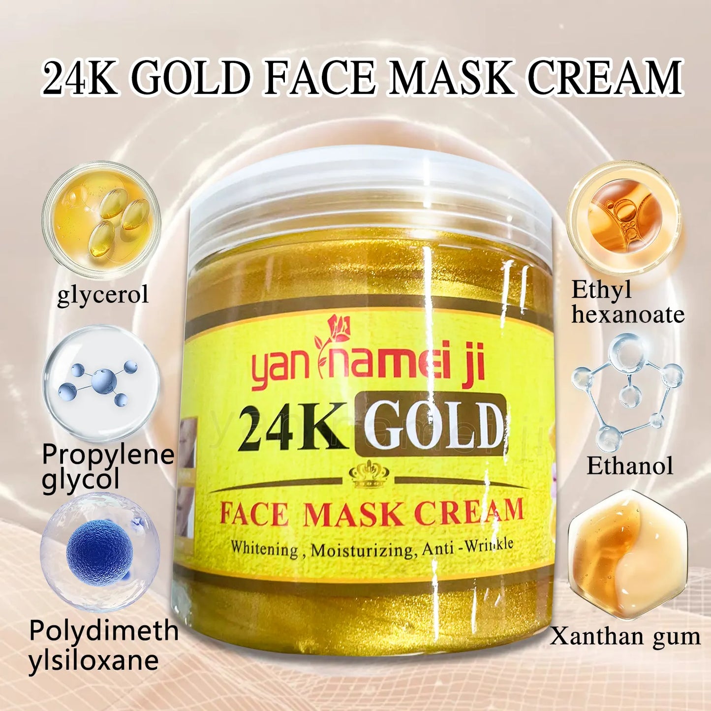 Yan Namei Ji 24K Gold Face Mask Cream