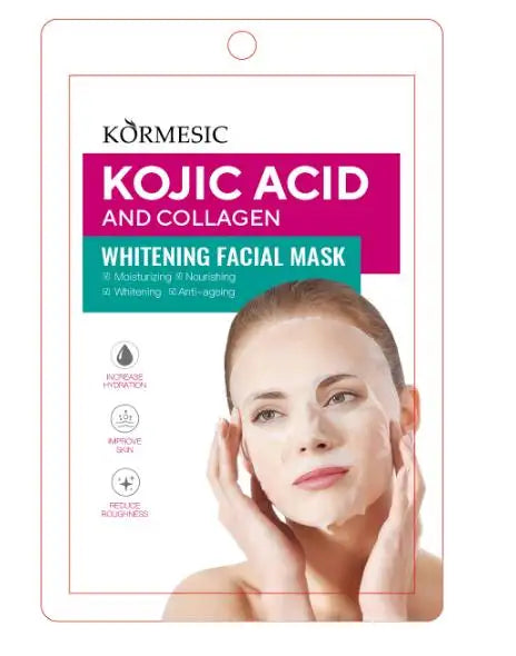 Kormesic Kojic Acid & Collagen Whitening Facial Mask – 25ml