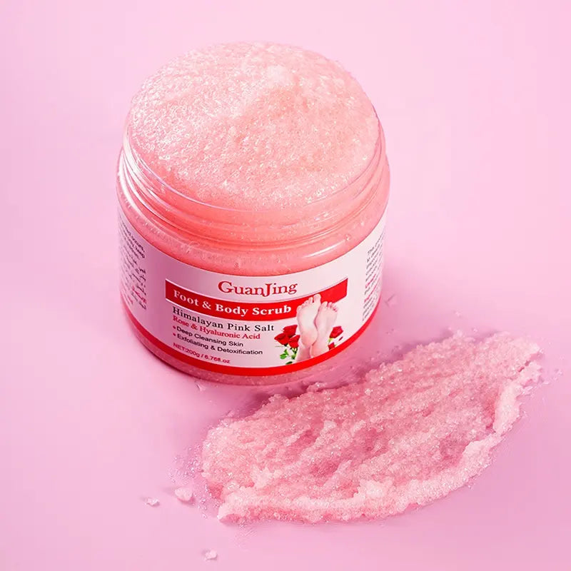 Guanjing Himalayan Pink Salt Foot & Body Scrub – 200g