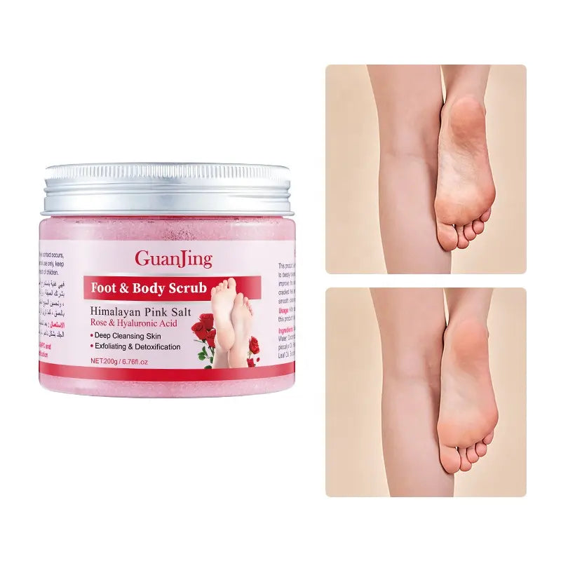 Guanjing Himalayan Pink Salt Foot & Body Scrub – 200g