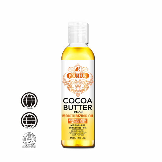 Roushun Cocoa Butter Lemon Moisturizing Whitening Oil
