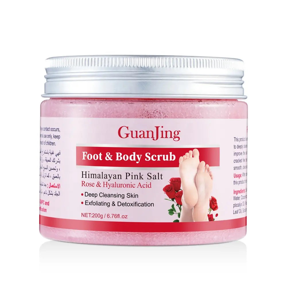 Guanjing Himalayan Pink Salt Foot & Body Scrub – 200g