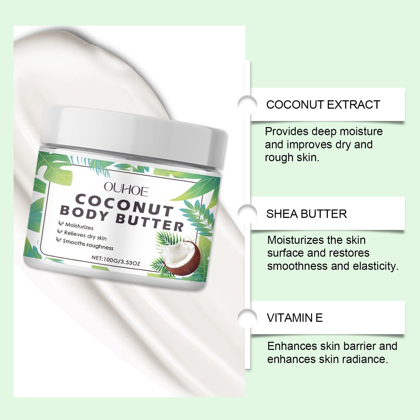 OUHOE Coconut Body Butter