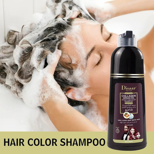 Disaar Collagen Argan Oil Speedy Hair Color Shampoo