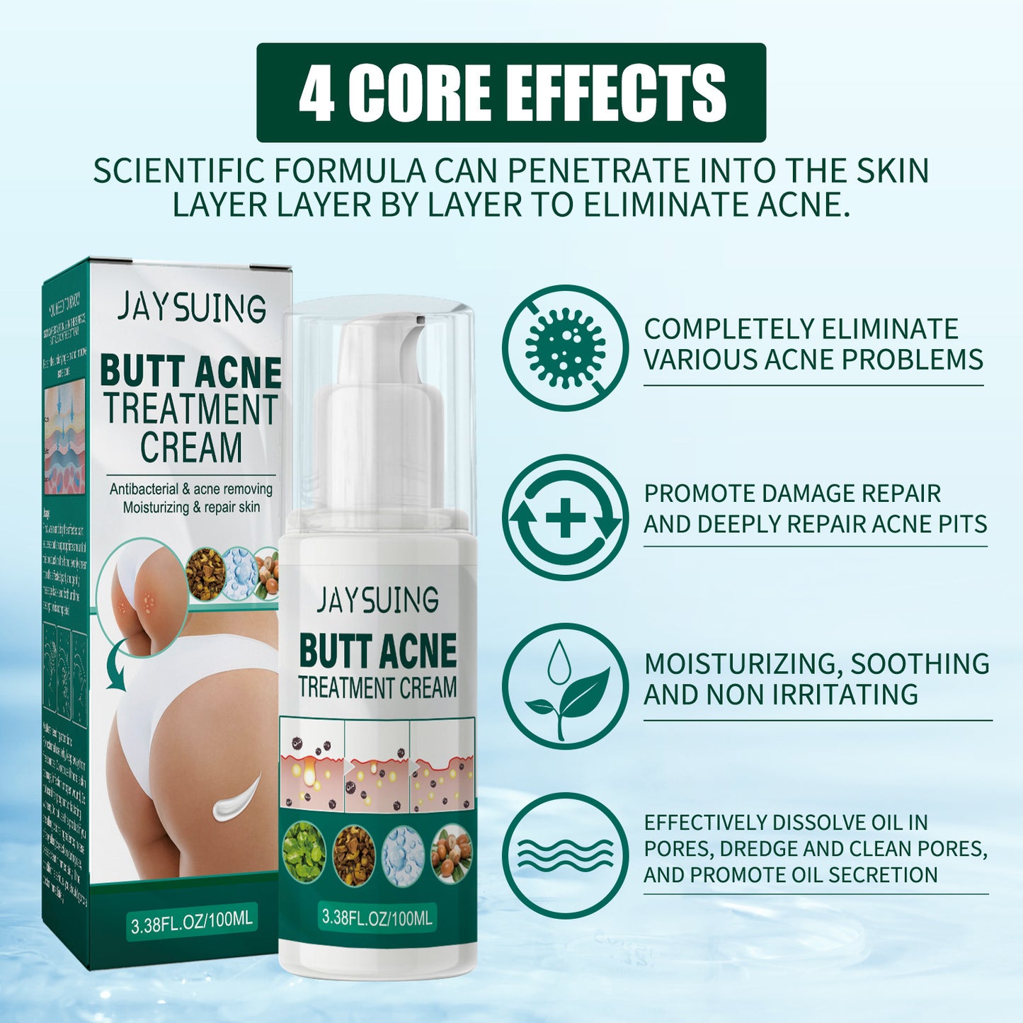 Jaysuing Butt Acne Treatment Cream (30 g)