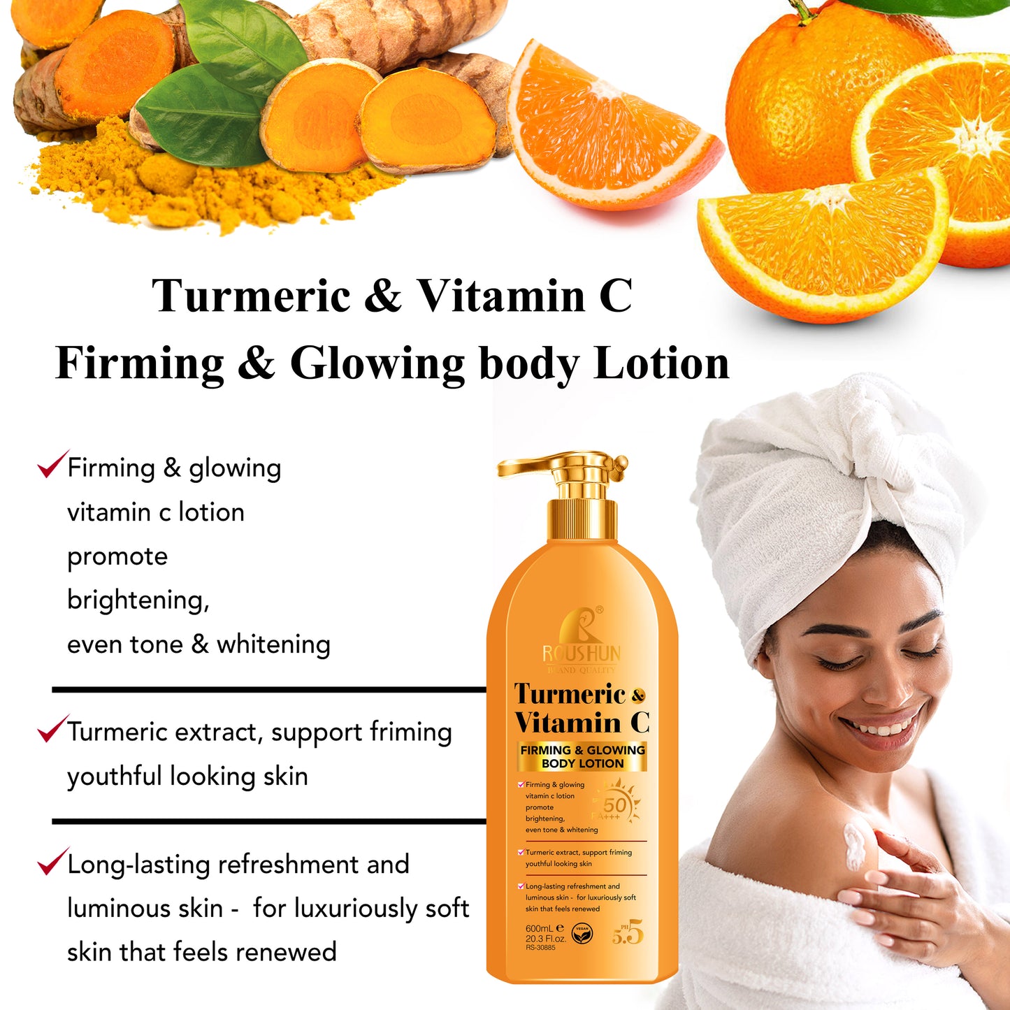 Roushun Injection Gluta‑C Anti‑Aging & Whitening Body Lotion