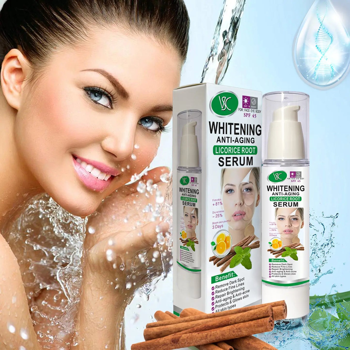 V&C Whitening Anti-Aging Licorice Root Serum