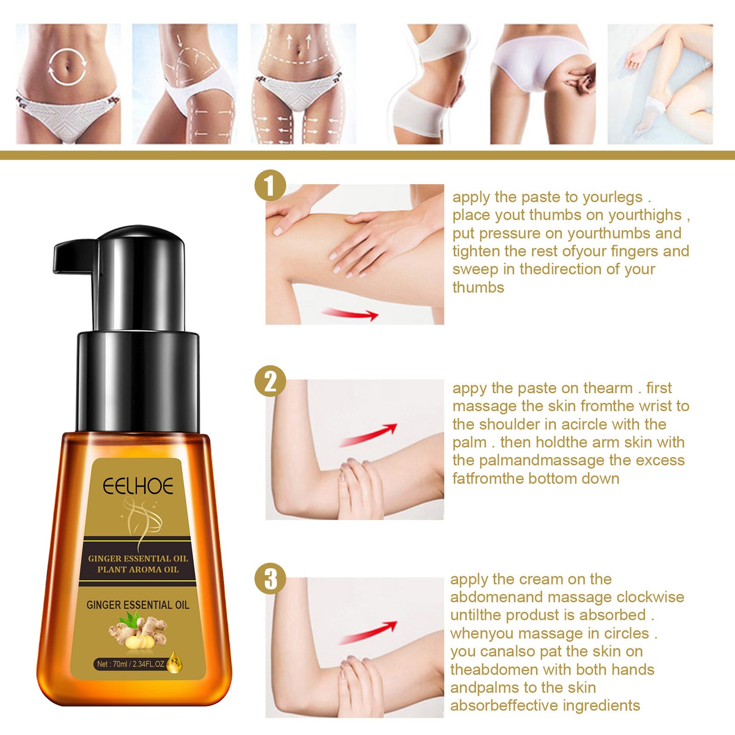 EELHOE Ginger Essential Oil