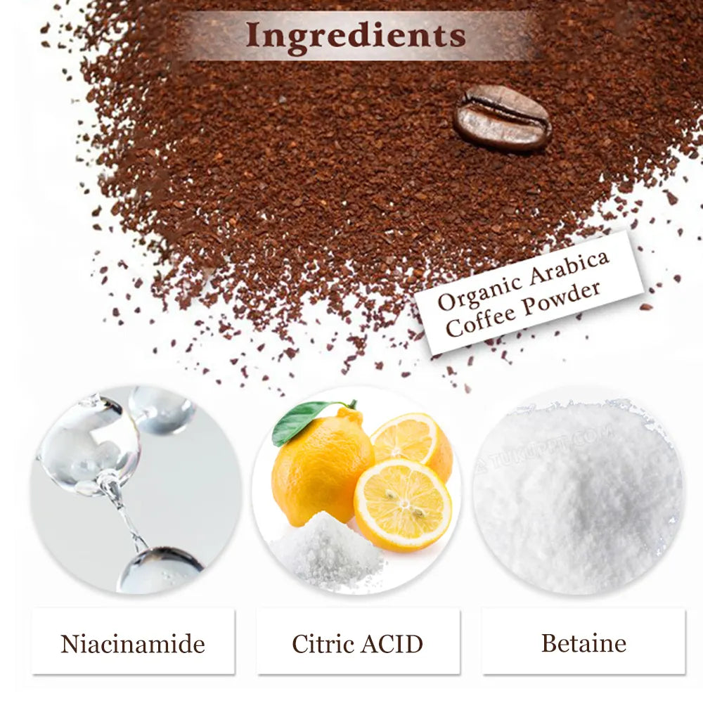 DISAAR Arabica Coffee Body Scrub – Exfoliate, Firm & Rejuvenate Skin Naturally