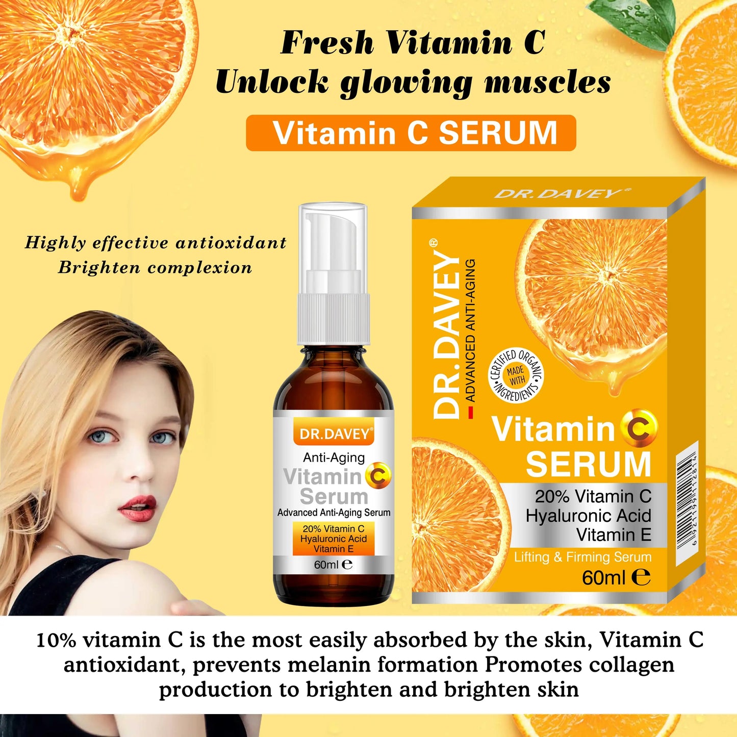 Dr. Davey Vitamin C Lifting & Firming Anti-Aging Serum