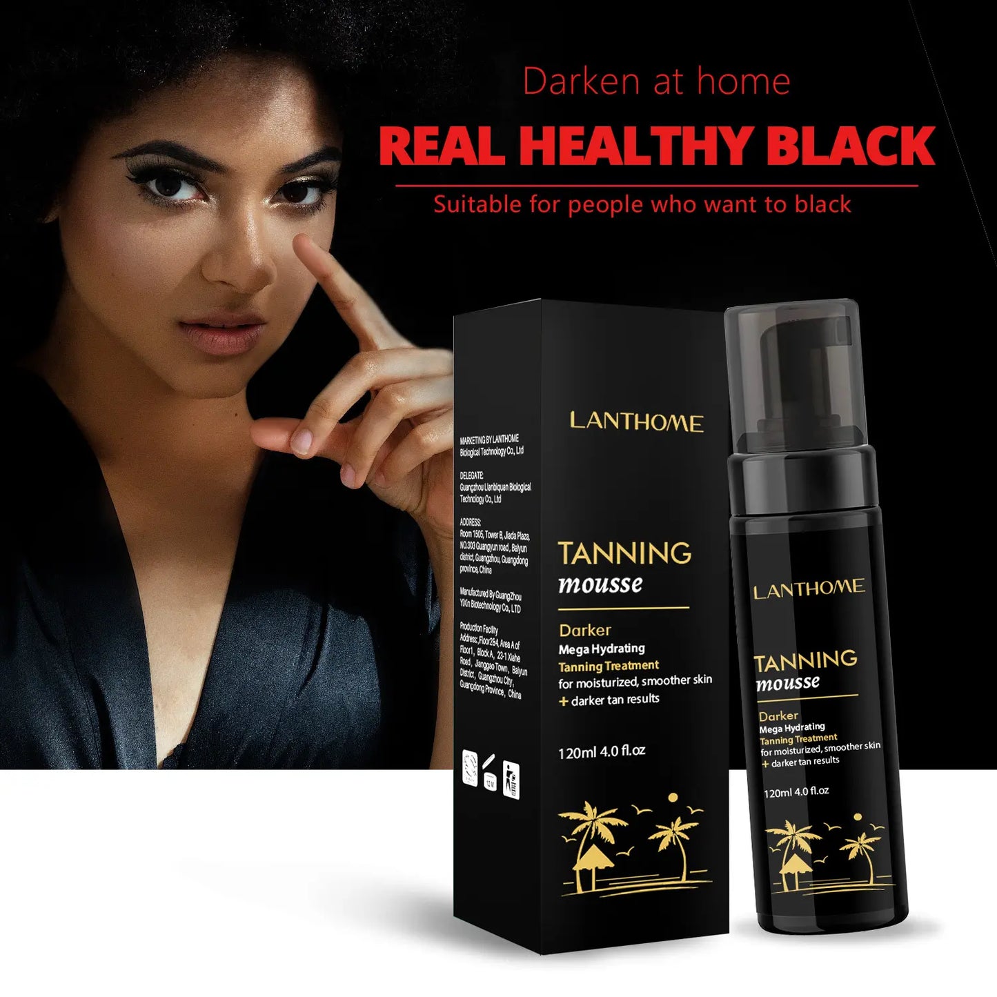 Lanthome Tanning Mousse Darker 120ml