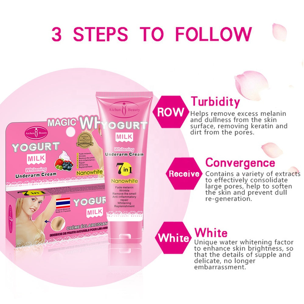 Aichun Beauty Yoghurt Milk 7 in 1 Whitening Underarm Cream