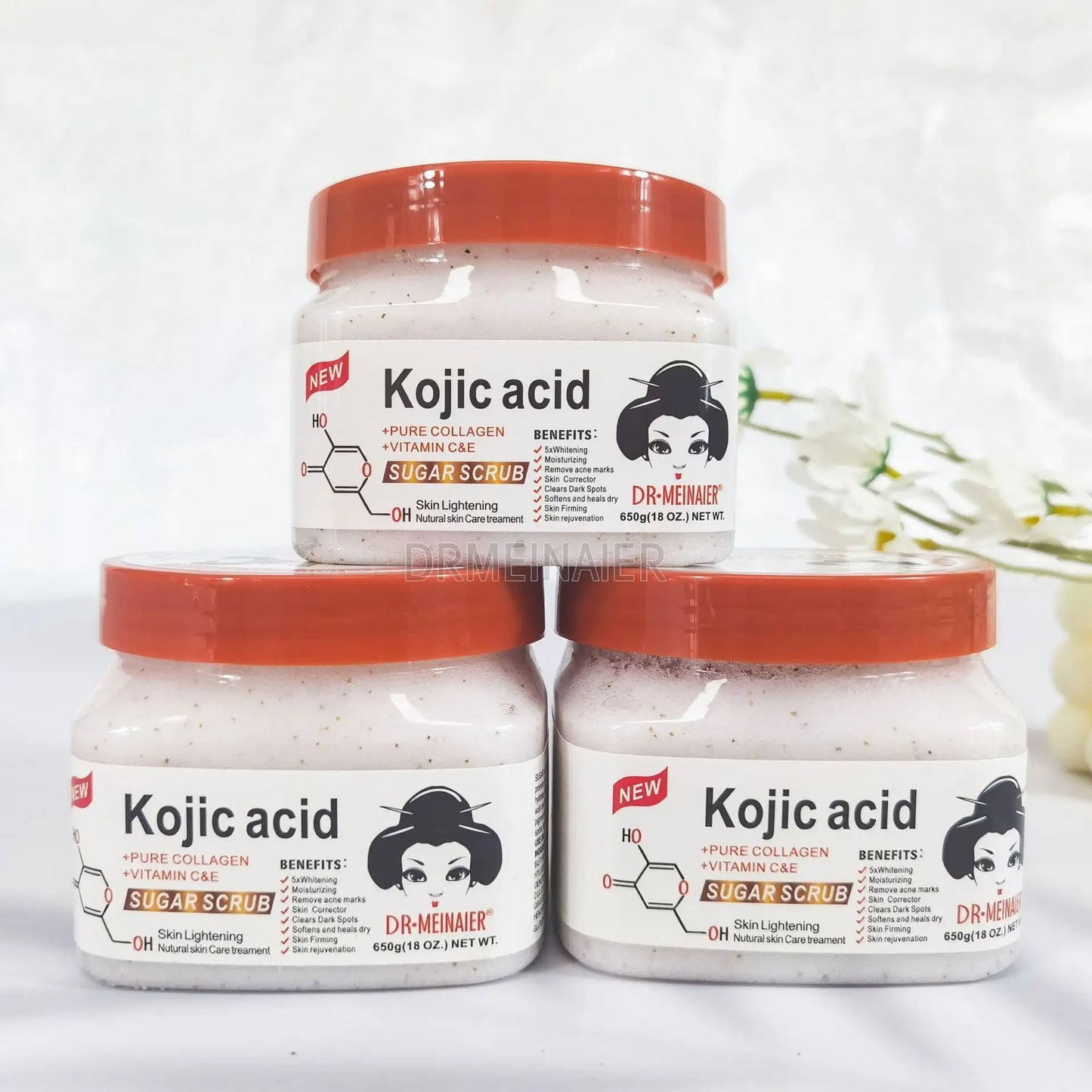 Dr. Meinaier Kojic Acid Sugar Scrub
