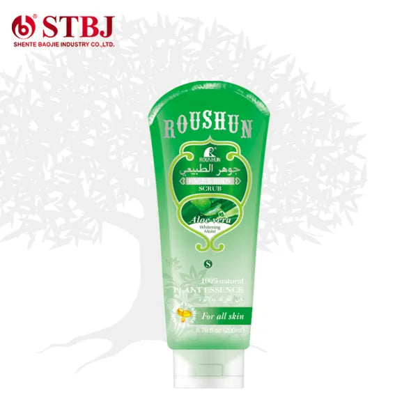 Roushun Aloe Whitening Moist Face Scrub Gel - 120g