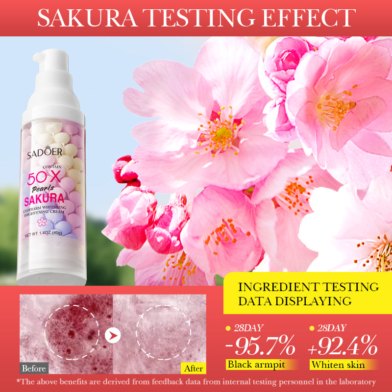 SADOER 50X Sakura Underarm Whitening & Brightening Cream