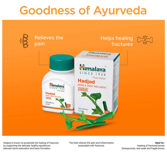 Himalaya Hadjod Bone & Joint Wellness – 60 Tablets
