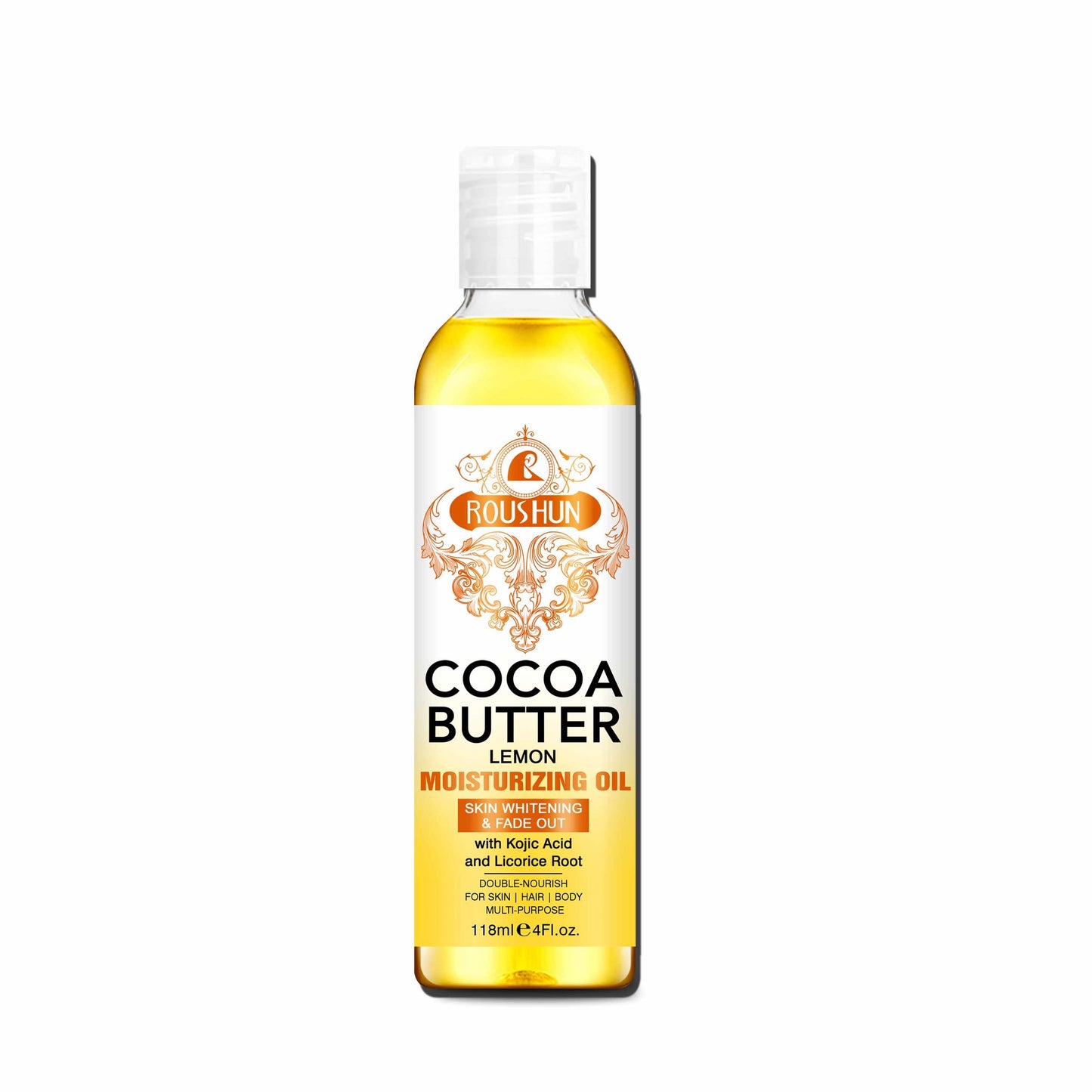 Roushun Cocoa Butter Lemon Moisturizing Whitening Oil