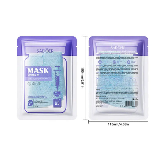 Sadoer Vitamin B5 Moisturizing Facial Mask – Deep Hydration & Skin Repair
