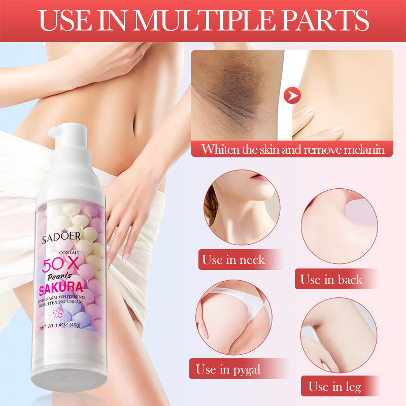 SADOER 50X Sakura Underarm Whitening & Brightening Cream