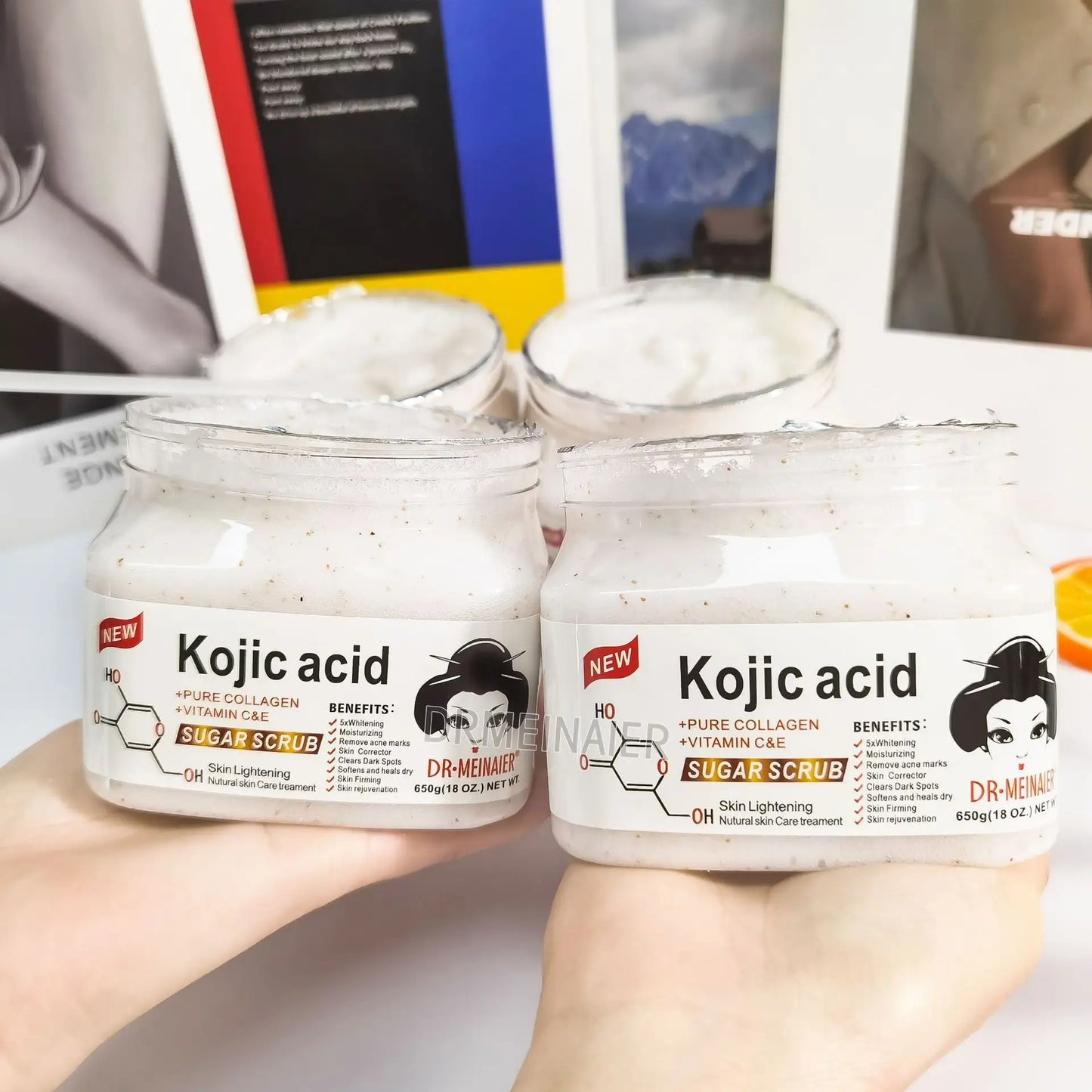 Dr. Meinaier Kojic Acid Sugar Scrub