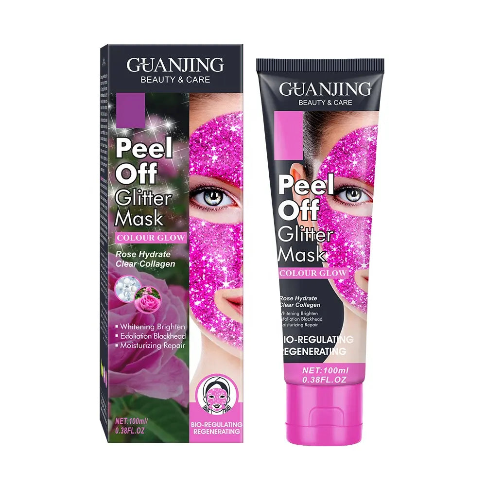 Guanjing Rose Peel Off Glitter Mask