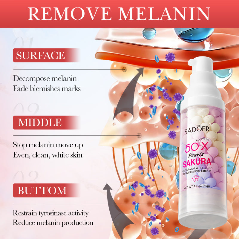 SADOER 50X Sakura Underarm Whitening & Brightening Cream