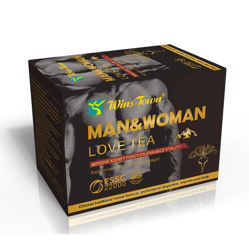 Winstown Man & Woman Love Tea
