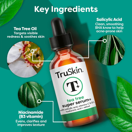 TruSkin Tea Tree Oil Acne Treatment Serum – 30ml