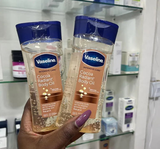 Vaseline Cocoa Radiant Body Oil with Pure Cocoa Butter – 200ml